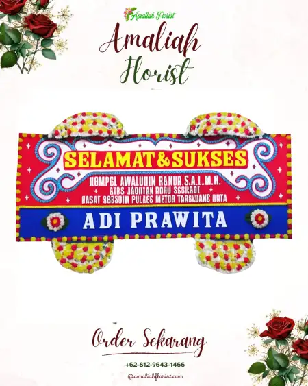 Papan Bunga Ucapan Selamat Wedding Venue Depok