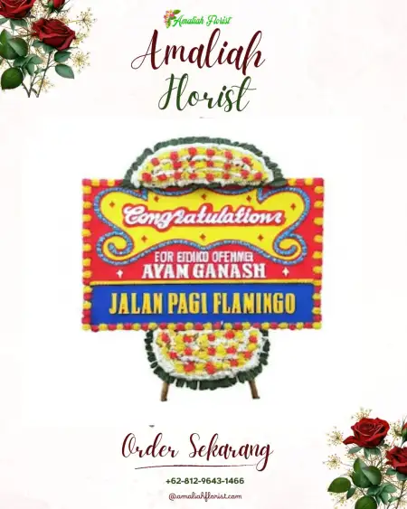 Sewa Papan Bunga Wedding Venue Depok